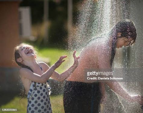 440 Brother And Sister In The Shower Stock Photos & High